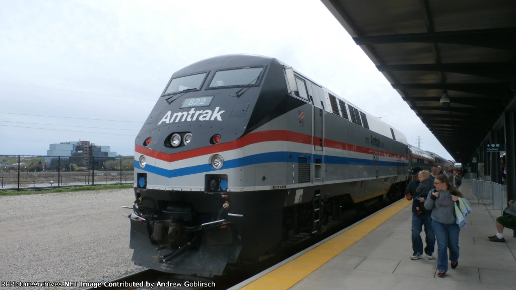 AMTK 822 visit union depot